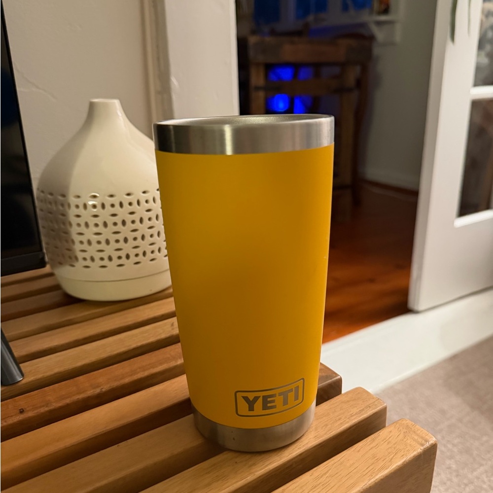YETI Vibrant Yellow Stainless Steel Tumbler